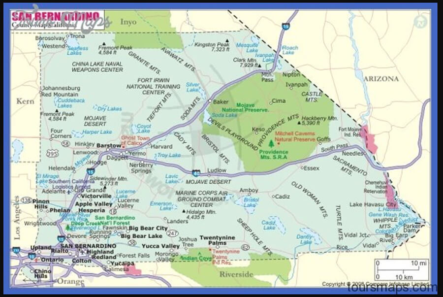 San Bernardino Plan californie